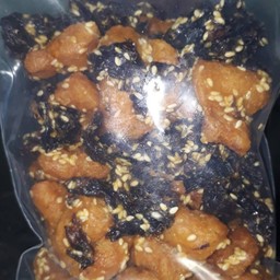 โปรตีนเกษตรทอดกรอบงาขาวสาหร่ายพริกไทยดำ