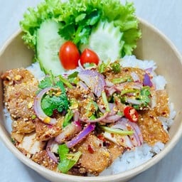 ข้าวยำไก่แซ่บ