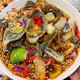 [อร่อยซ่ากับโค้ก] ตำปูม้่า +  โค้ก ออริจินัล (กระป๋อง) 