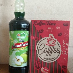 น้ำแอปเปิ้ลเขียวโซดา