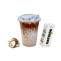 นมโอ๊ต กาเเฟมะพร้าวลาเต้