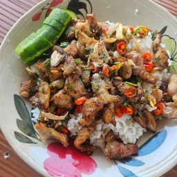 หมูคั่วพริกเกลือ