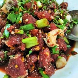 ชุดสั่งง่ายๆ..ก้อยขมเนื้อหั่น+แกงคั่วเนื้อ+ข้าวเหนียว2ถุง