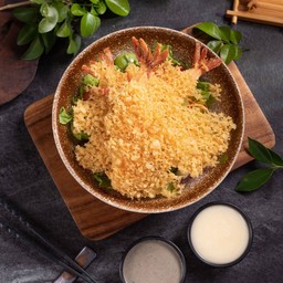 สลัดกุ้งเทมปุระ