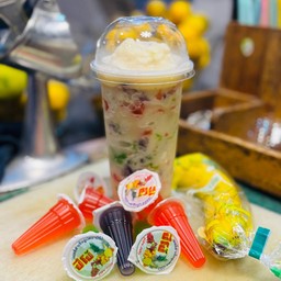 กล้วยหอมปั่น  นมสดปีโป้