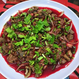 เลือดแปลงเป็ดสูตรลาวคำม่วน