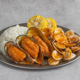 ข้าวหน้าหอยแมลงภู่นิวซีแลนด์ซอสแบงแบง (Original Sauce)