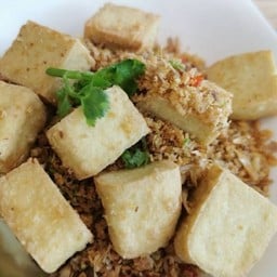 เต้าหู้คั่วพริกเกลือ มังสวิรัติ