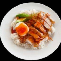 ข้าวหมูกรอบ