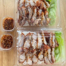 ข้าวหมูทอด