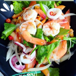 ยำรวมมิตรวุ้นเส้นทะเล