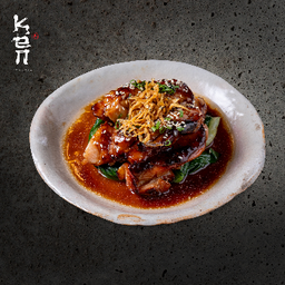 ไก่เทอริยากิกับผักผัดน้ำมันงา