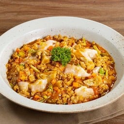 ก๋วยเตี๋ยวราดหน้าหมูสับ