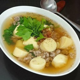 ต้มจืดเต้าหู้หมูสับ