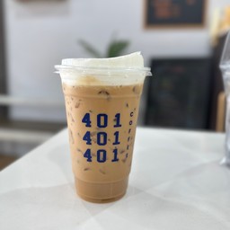 คาปูชิโน่เย็น (กาแฟสด)