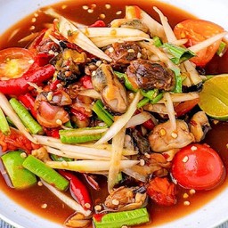 ตำหอยแมลงภู่