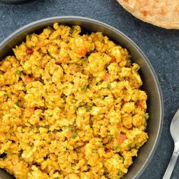 paneer burji ชีสบดในซอสมะเขือเทศ