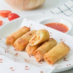 ปอเปี๊ยะกุ้ง (Prawn spring rolls)