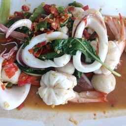 กรเพาทะเล (หมึก,กุ้ง)
