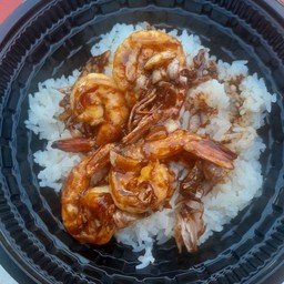 ทอดกระเทียมกุ้ง