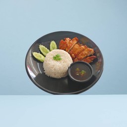 ข้าวสวยไก่ทอด