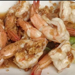 กุ้งทอดกระเทียม