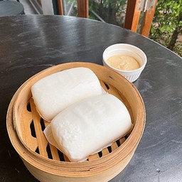 หมั่นโถวนมสดนึ่ง นมข้นหวาน