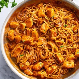 สปาเกตตีอกไก่นุ่ม