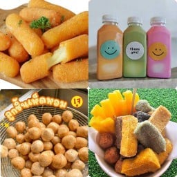 เต้าหู้ทอด บิงซู ของทอด ชีสทอด ชีสบอล นักเก็ต ปลาทอด  ตลาดกินเพลิน (MadameS Tofu )