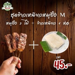ข้าวเหนียวหมูปิ้ง M