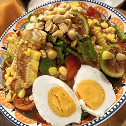 ตำข้าวโพดไข่เค็ม