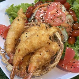 กุ้งทอดครีมสลัด