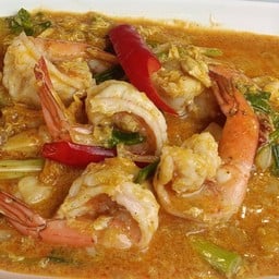 กุ้งผัดผงกระหรี่