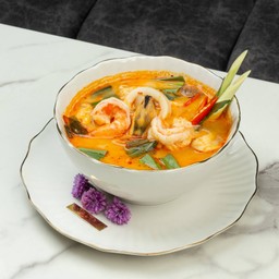 ต้มยำกุ้ง spicy prawn soup