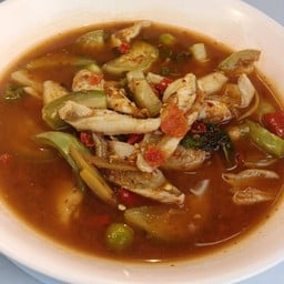 แกงป่าเนื้อปลาเห็ดโคน(แล่)