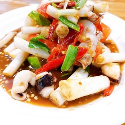 ตำไหลบัวหนวดหมึก