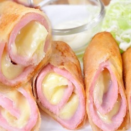 ปอเปี๊ยะแฮมชีส