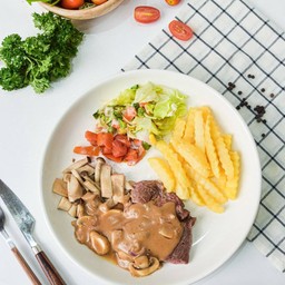 เสต็กเนื้อไทย ริบอาย Thai Ripeye Steak 250g