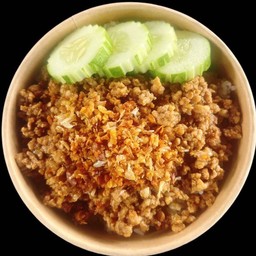 หมูสับทอดกระเทียม