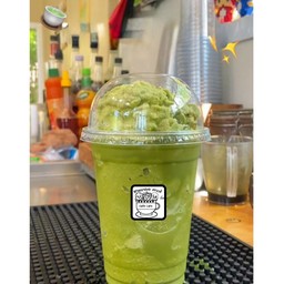 มัจฉะลาเต้ปั่น (ชาเขียว)