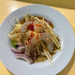 ยำมะม่วงกุ้งสด