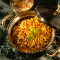 Mutton Mewar Malai Biryani.