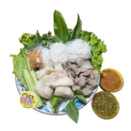 เมี่ยงปลาดอลลี่+หมูสันคอ