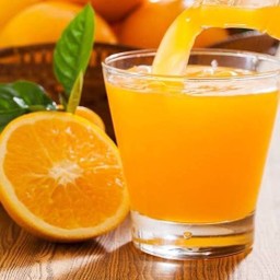 น้ำส้มคั้นสด