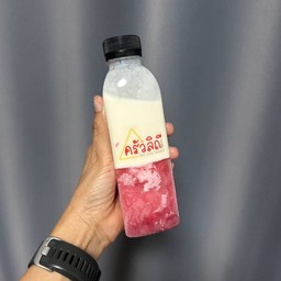 นมสดสตรอว์เบอรี่ แบบขวด220ml