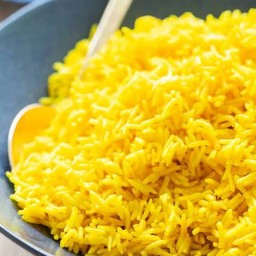 yellow rice ข้าวขมิ้นบาสมาติ