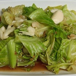 แขนงผัดน้ำมันหอย