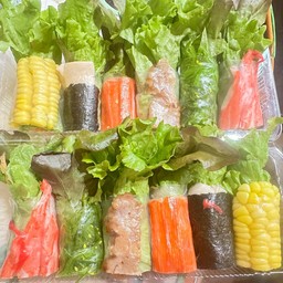 สลัดโรลรวม 6 หน้า น้ำจิ้มครีมซีฟู้ด