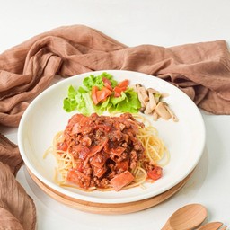 สปาเกตตี้ซอสมะเขือเทศ (Spaghetti Tomato Sauce)