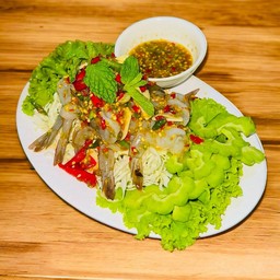 กุ้งแช่น้ำปลา